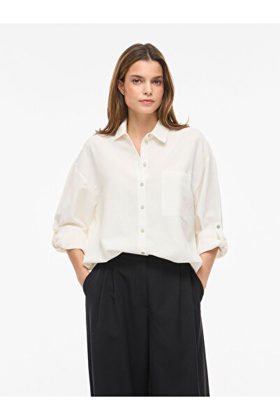 VILA Hemd VIPRISILLA Langärmeliges