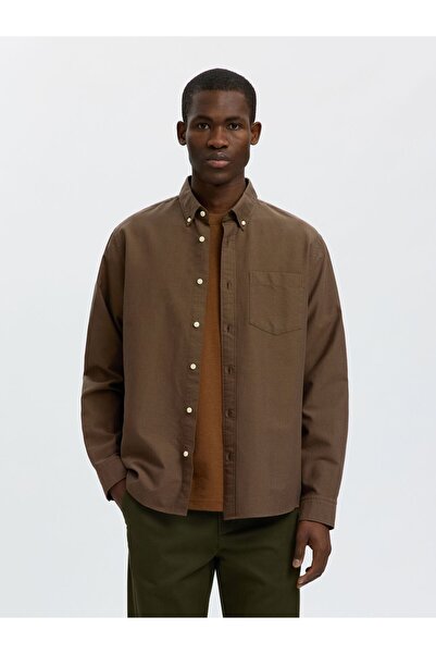 SELECTED Langarmhemd Oxford