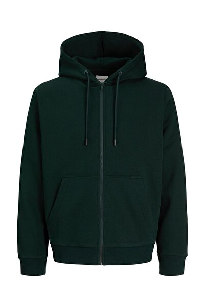 Jack & Jones Plus Kapuzenjacke Plus Size Einfarbig Kapuzenjacke