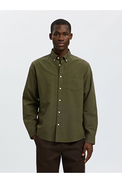 SELECTED Langarmhemd Oxford