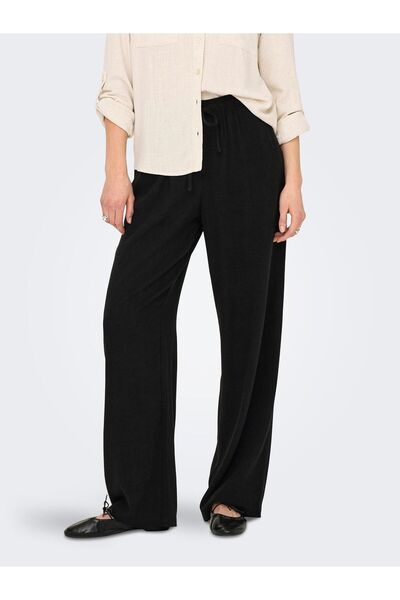 ONLY Hose ONLSIESTA Gerade geschnitten Leinen Hose