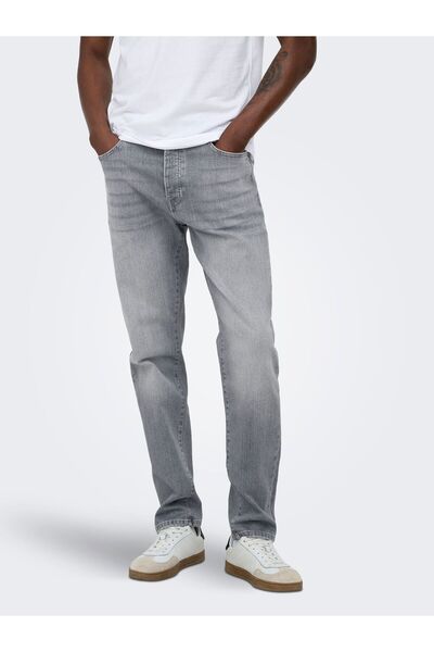 Only & Sons Relaxed Fit Jeans ONSYOKE Mid Rise Verjüngt Stretch Jeans