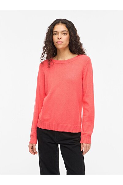 VILA Strickpullover VIRIL Rundhals