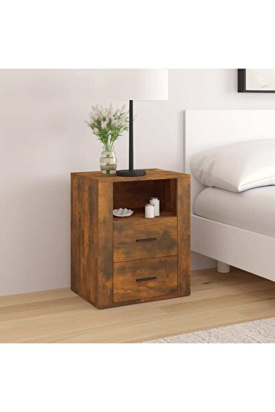 Concept Noptieră, stejar fumuriu, 50x36x60 cm, lemn compozit