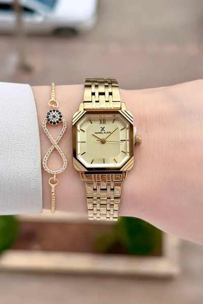 Daniel Klein Kadranı Sarı Kordonu Sarı Renk 24 Ay Garantili 23 Mm Kare Kadın ...