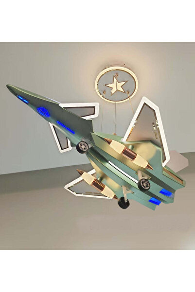 RFAN Airplane Pendant, Model D188, 3 Light Types, With Remote Control, 240W, ...
