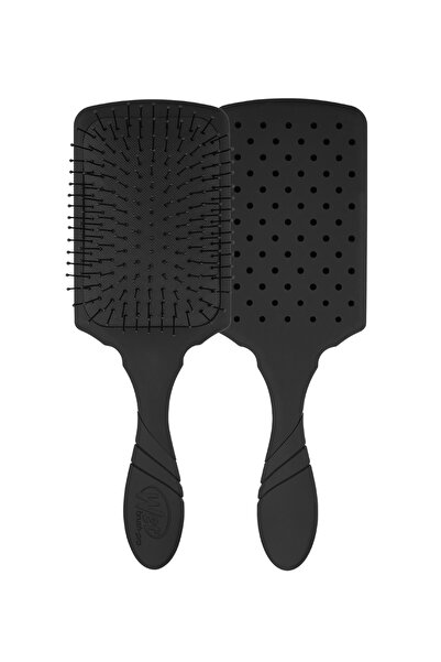 Wet Brush Ευρεία βούρτσα μαλλιών / χτένα Pro Paddle Detangler Detangler, Μαύρη