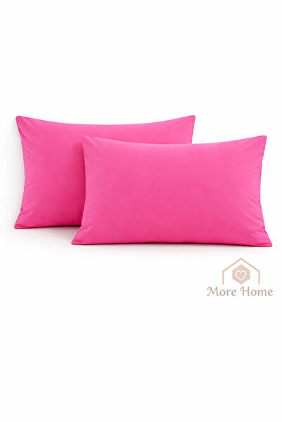 MORE HOME غطاء وسادة (قطعتين) 50 × 70 سم فوشيا