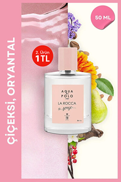Aqua Di Polo 1987 La Rocca Sense EDP Kadın Parfüm 50 ml | Çiçeksi, Oryantal |...