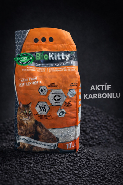 BioKitty Kedi kumu 10 Lt Aktif karbon