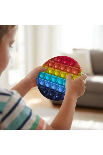 Genel Markalar Popit Duyusal Stres Oyuncak Daire Gökkuşağı