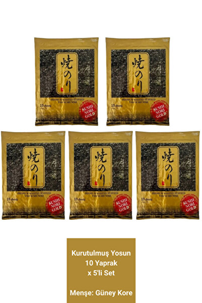 Kaitatuya Nori Sushi Yosunu 5'li Paket