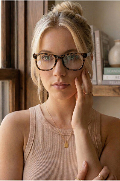 Houseofeyeris Selora Leopard Frame Popular Blue Light Protection Blue Block C...