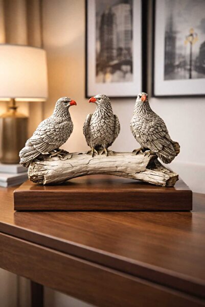 Yaratıcı sanatlar atölyesi Kütük Üstünde Kartallar Biblosu Dekoratif Büyük Bo...