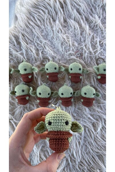 Morey Πλεκτό μπρελόκ Αμιγκουρούμι – Φιγούρα Μπέιμπι Γιόντα |   Χειροποίητα Αξ...