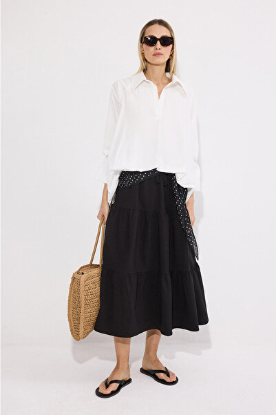 Touché Privé BELİ LASTİKLİ ETEK