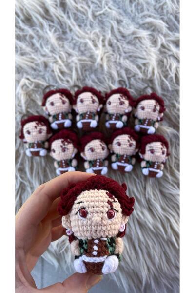 Morey Πλεκτό μπρελόκ Amigurumi - Χειροποίητο αξεσουάρ τσάντας και δώρο Φιγούρ...