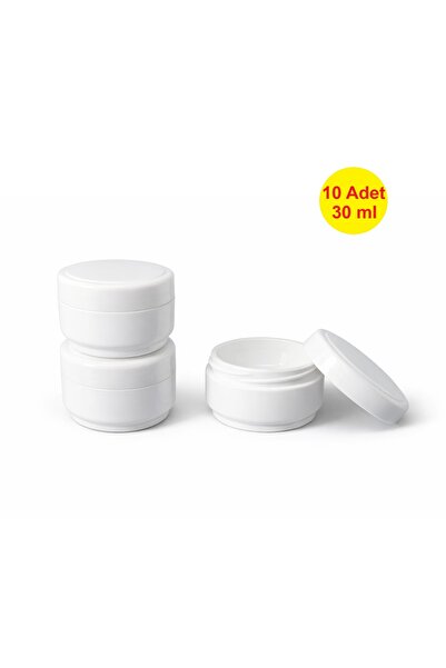 demethome علبة فارغة 10 قطع 30 مل سم مكعب أبيض علبة مستحضرات تجميل فارغة علبة...