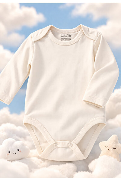 Bulut Anne ve Çocuk Uzun Kollu Çıtçıtlı Body %100 pamuklu 3,5-6 yaş