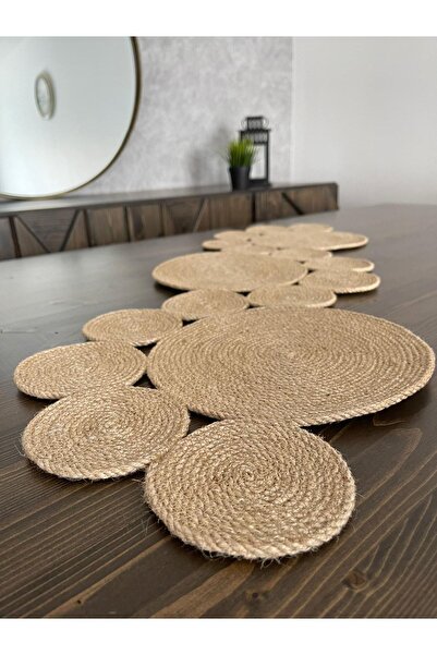 Naspar 100% Φυσικό Ψάθινο Χαλάκι Πολλαπλών Χρήσεων – Κάλυμμα Τραπεζιού, Κονσό...