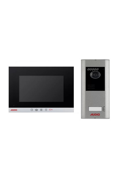 AUDİO 7'' GÖRÜNTÜLÜ VİLLA SET BUS PLUS BEYAZ MEKANİK BUTON