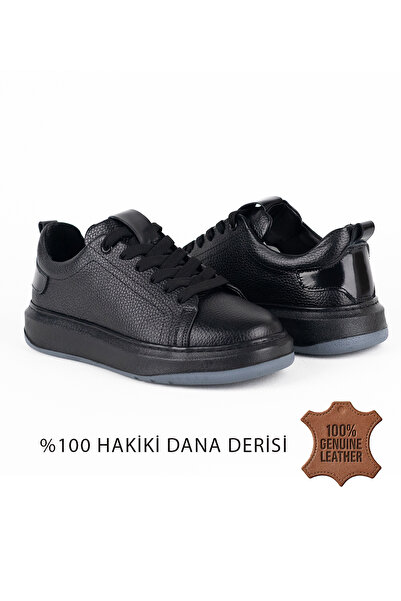 ventro Pantofi sport pentru bărbați din piele naturală 100% cu talpă ortopedi...