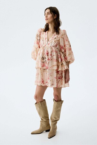 H&M MAMA Linen-blend dress