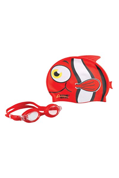 ALTIS Set de înot pentru copii cu cască de înot + ochelari de protecție pentr...