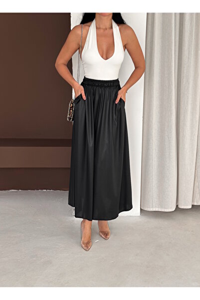 YUSUF CAN KARATAŞ KARATAŞ GİYİM Γυναικεία φούστα με διπλές τσέπες, κατάλληλη ...