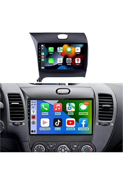 Generic شاشة أندرويد لكيا سيراتو موديل 2013-2017، تدعم كاربلاي وأندرويد أوتو،...