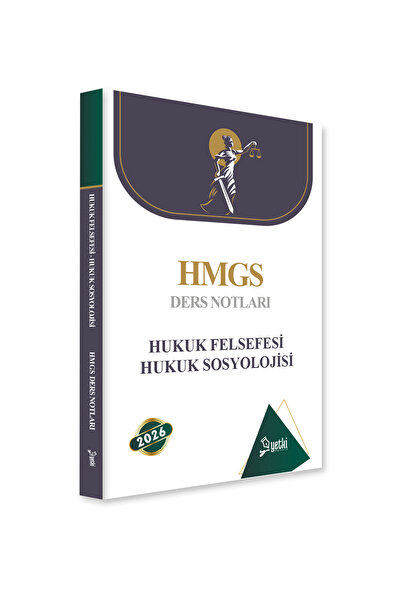 Yetki Yayıncılık 2025 Yetki Hukuk Felsefesi, Hukuk Sosyolojisi Hmgs Ders Notları