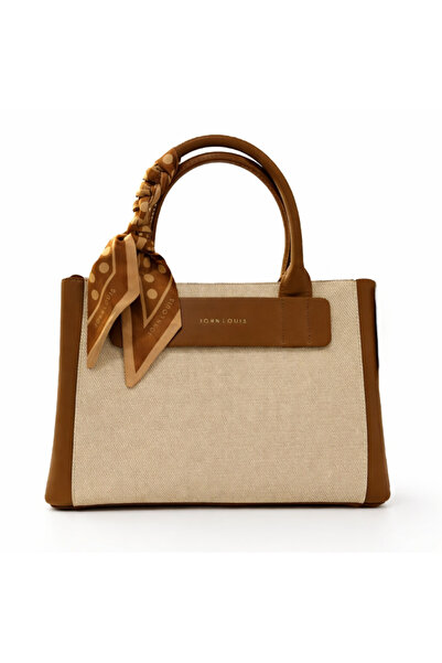 John حقيبة يد من لويس مصنوعة من جلد ذو ملمس بارز . المقاس: الطول 34 سم × العر...