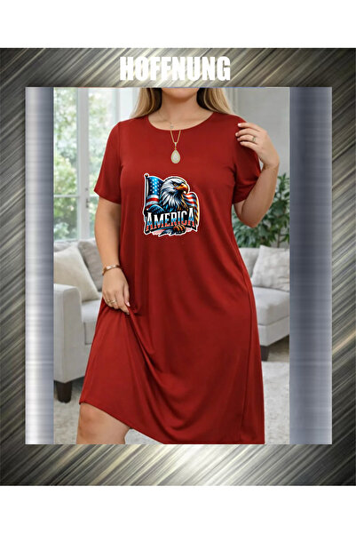 HOFFNUNG Tricou unisex cu mânecă scurtă, guler rotund, imprimat cu vultur și ...