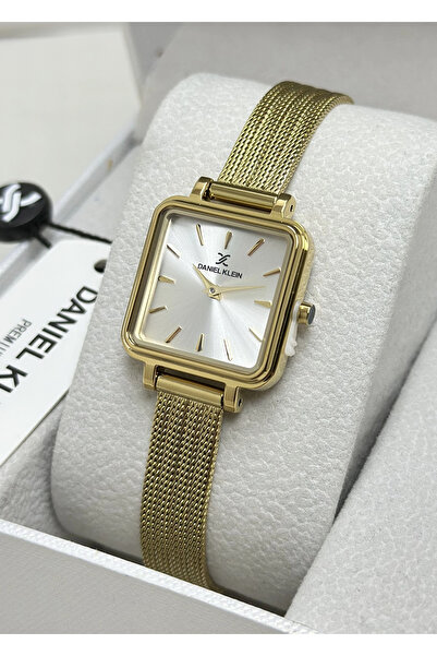 Daniel Klein ساعة يد نسائية أصلية بسلك من القش مقاومة للماء مع ضمان لمدة عامين