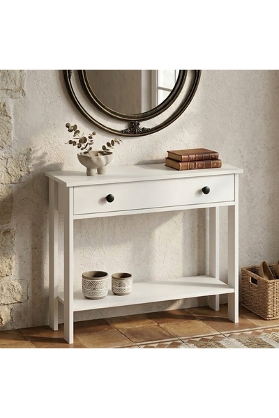 MANDOSİ Mandosi Mobilya 70 cm Beyaz Çekmeceli Dresuar Antre Hol