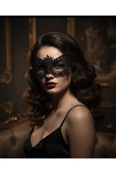 G&H UNDERWEAR Dantelli Gece Maskesi Göz Dantel Maske