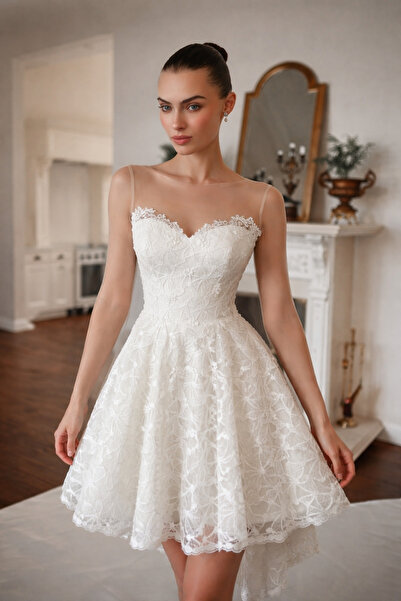 MEDUSA Florence After Koleksiyonu Eira Midi Dantel Abiye – Nişan, Davet & Midi