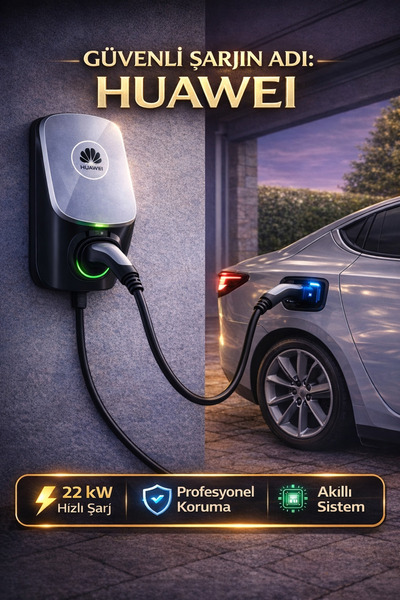 Huawei Ac 22 Kw Elektrikli Araç Şarj Ünitesi (Rfıd'li) - SCHARGER-22KT-S0