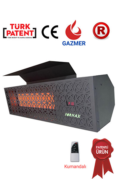 VESTA Fornax (8 Kw) Doğalgazlı Seramik Radyant Isıtıcı CE Belgeli, GAZMER Ona...