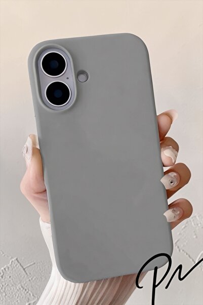 ProNorth غطاء متوافق مع آيفون 16 مع شعار، غطاء سيليكون ناعم من الداخل مخملي ا...