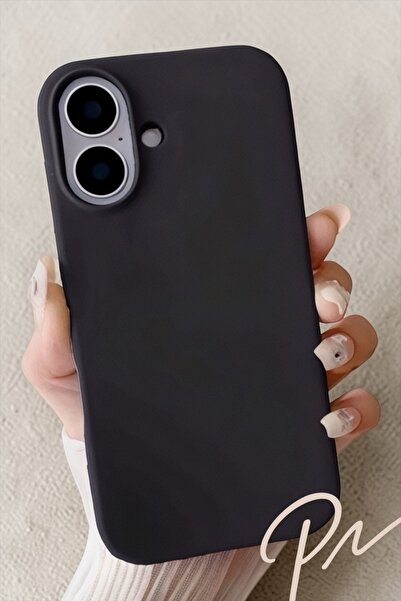 ProNorth Iphone 16 Uyumlu Kılıf Logolu Lansman Soft Yumuşak Içi Kadife Siliko...