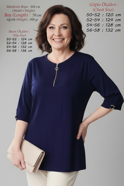 Laden Bluză pentru femei de mărime mare bumbac moale Anti-transpirație, de în...