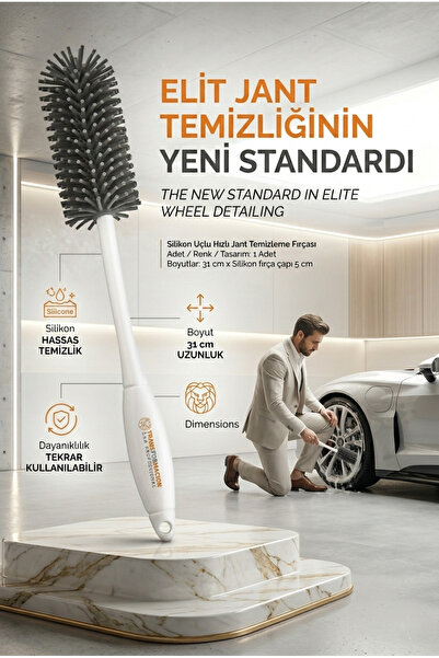 Transformacion Silikon Uçlu Hızlı Jant Temizleme Fırçası 720605