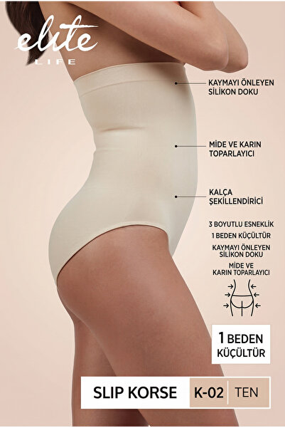 Elite Life Ultra Yüksek Bel Kalça, Mide Ve Karın toparlayıcı Slip Korse