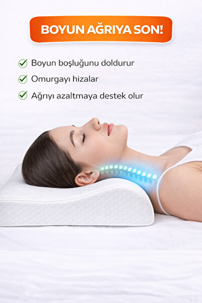 Genel Markalar Medikal Ortopedik Boyun Destekli Ergonomik Boyunluk
