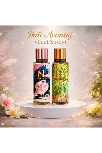 nord vent Body Mist Sensuel & Pure Vanilla Vücut Spreyi İkili Set