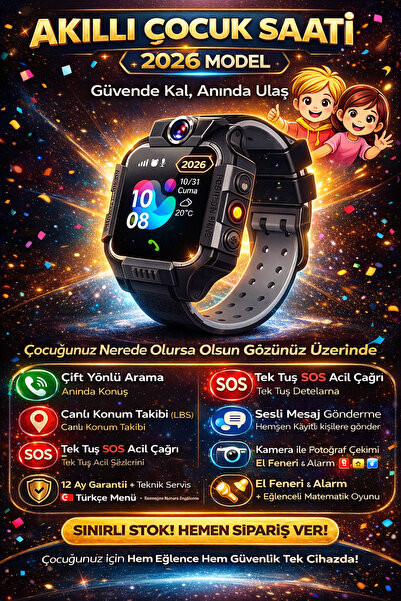 SMART BEST Q63 Sim Kartlı Takip Özellikli ve Kameralı Akıllı Saat BTK Kayıtlı