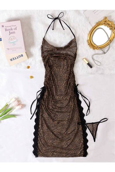 Peille İnce askılı gecelik takım