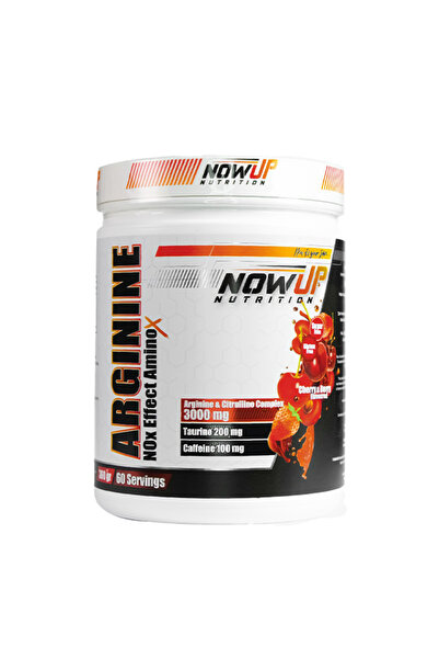 NOWUP NUTRITION Arginine Nox 360 gr | Vişne & Çilek Aromalı | Performans Ve D...