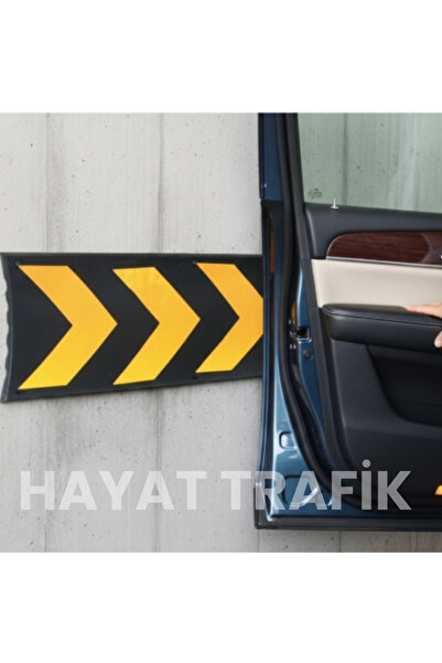 Genel Markalar Trafik Otopark Kauçuk Duvar Koruma 80x22cm Köşe Kolon Ve Duvar...